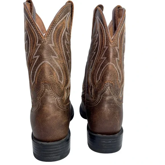 Ariat Cowboy Boots Men's US 7 D Style 10012787 Brown Leather Western - Picture 3 of 8